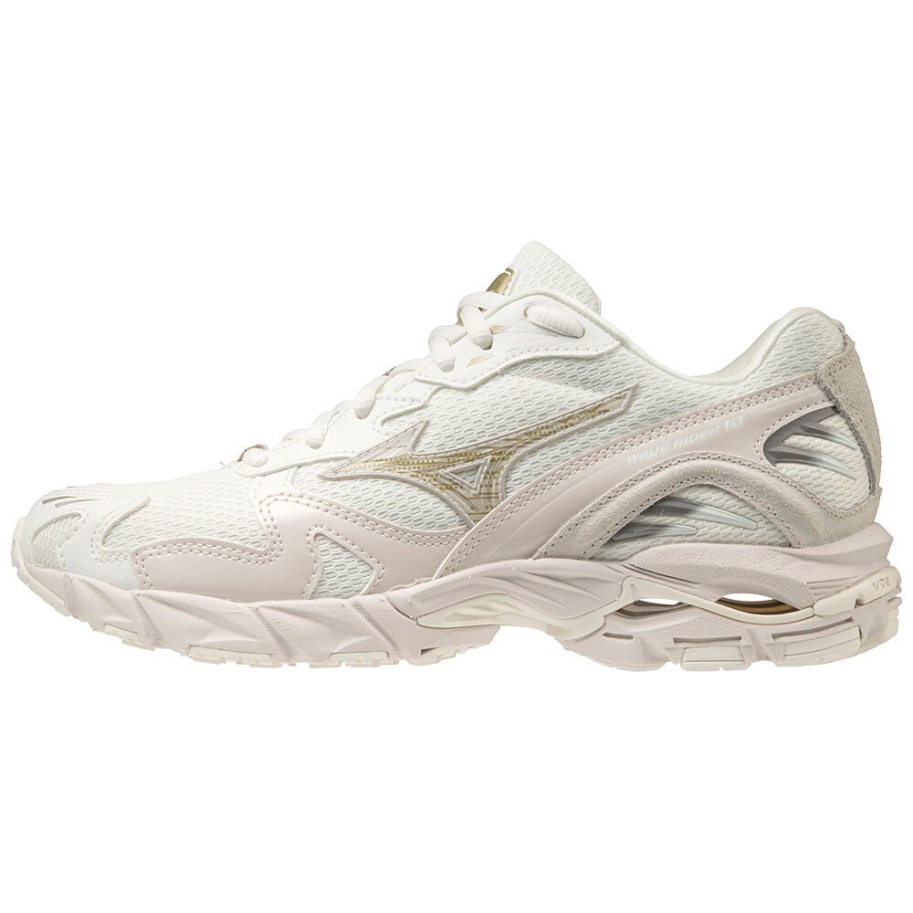 Tenis Mizuno Wave Rider 10 Para Mujer Blancos 6425930-AX